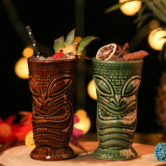 Hawaii Cocktail Glass Ceramic Tiki Cup