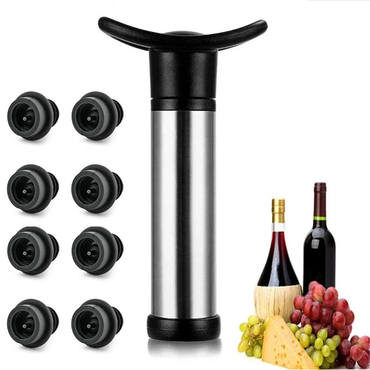 Wine Stopper with Vacuum Wine Pump Wine Preserver